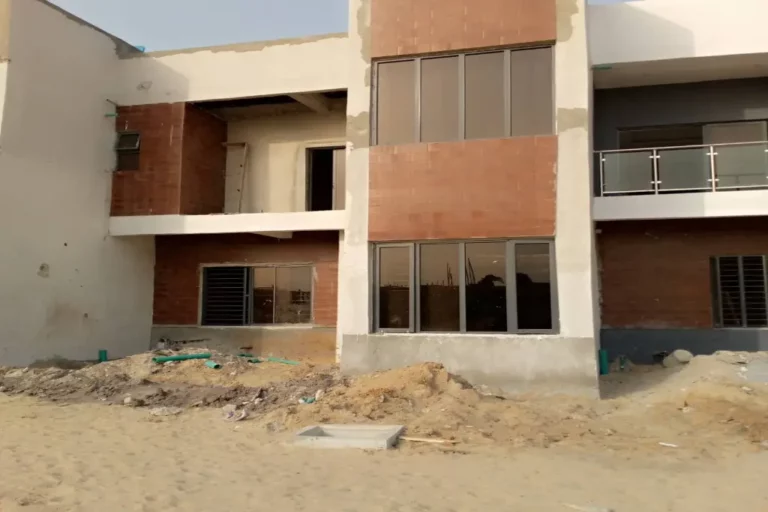 the side view of alverton court